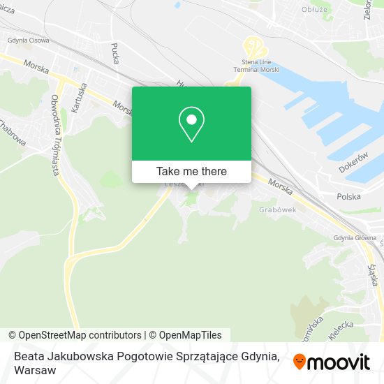 Beata Jakubowska Pogotowie Sprzątające Gdynia map