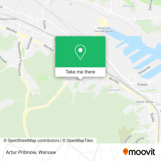 Artur Pribnow map
