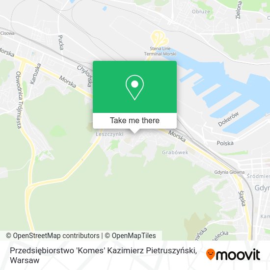 Przedsiębiorstwo 'Komes' Kazimierz Pietruszyński map