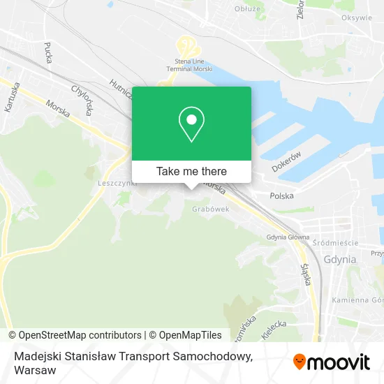 Карта Madejski Stanisław Transport Samochodowy
