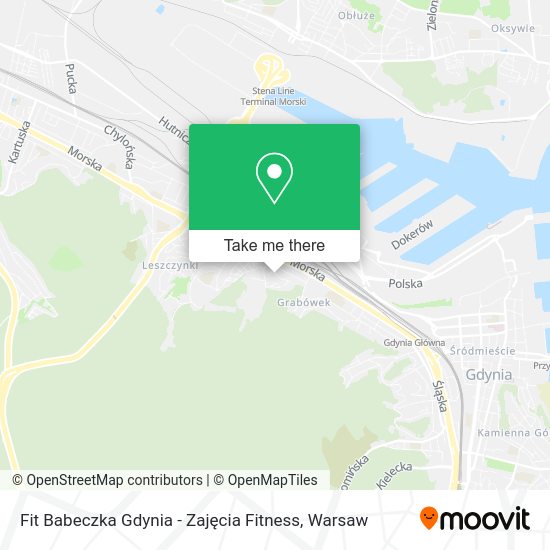 Fit Babeczka Gdynia - Zajęcia Fitness map