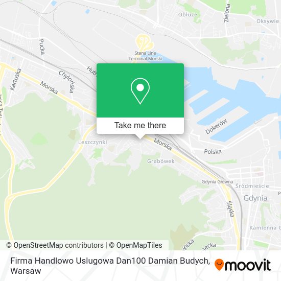 Firma Handlowo Uslugowa Dan100 Damian Budych map