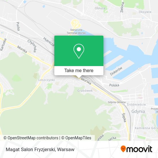 Magat Salon Fryzjerski map