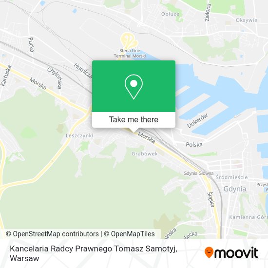 Kancelaria Radcy Prawnego Tomasz Samotyj map