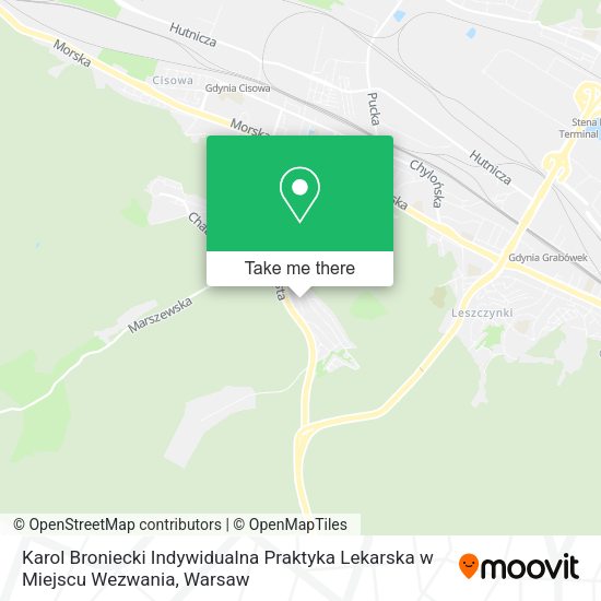 Karol Broniecki Indywidualna Praktyka Lekarska w Miejscu Wezwania map