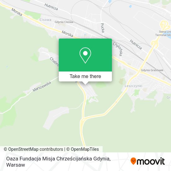 Oaza Fundacja Misja Chrześcijańska Gdynia map