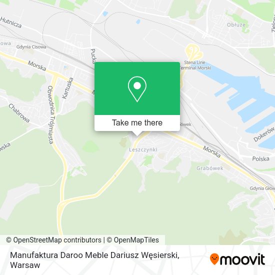 Manufaktura Daroo Meble Dariusz Węsierski map