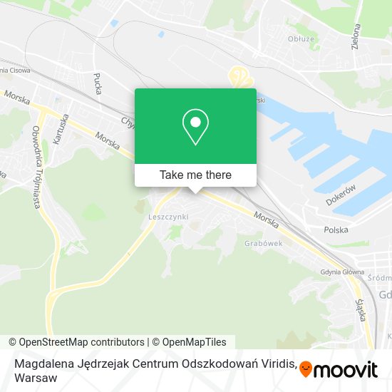 Magdalena Jędrzejak Centrum Odszkodowań Viridis map