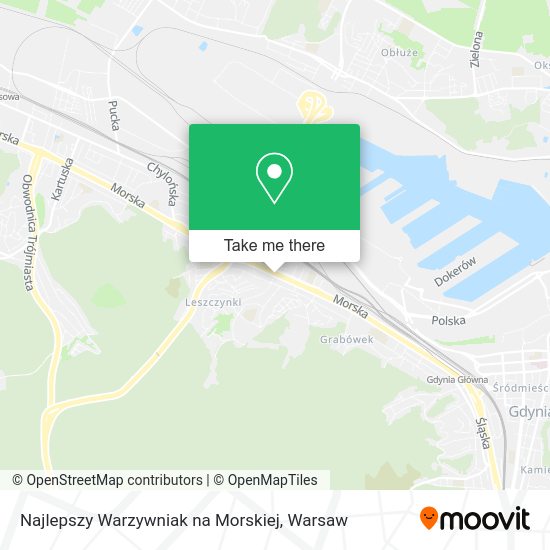 Najlepszy Warzywniak na Morskiej map