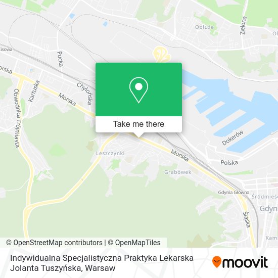 Indywidualna Specjalistyczna Praktyka Lekarska Jolanta Tuszyńska map