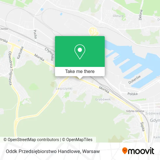 Oddk Przedsiębiorstwo Handlowe map