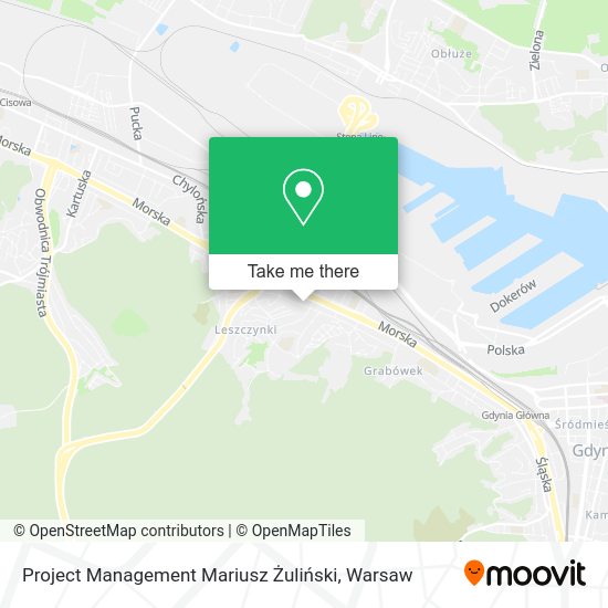 Project Management Mariusz Żuliński map