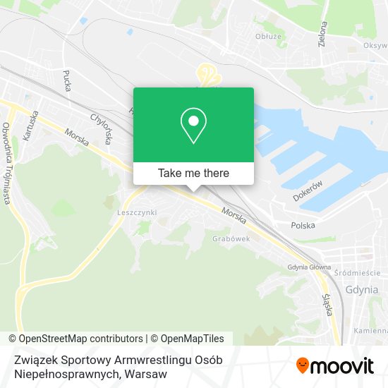 Związek Sportowy Armwrestlingu Osób Niepełnosprawnych map