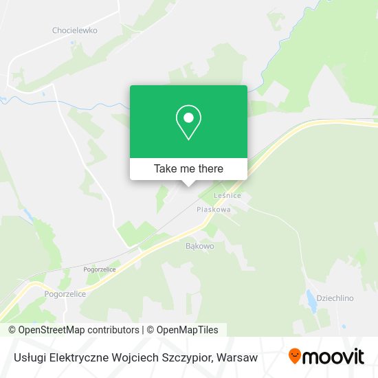 Usługi Elektryczne Wojciech Szczypior map