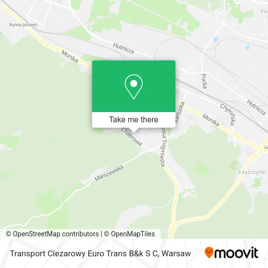Карта Transport Ciezarowy Euro Trans B&k S C