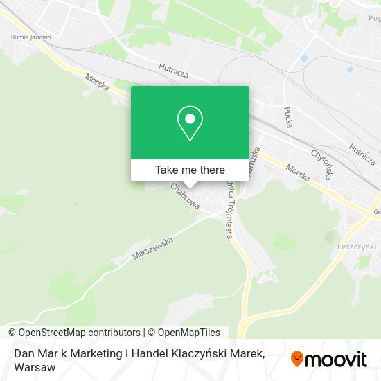 Dan Mar k Marketing i Handel Klaczyński Marek map