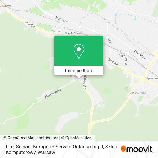 Карта Link Serwis. Komputer Serwis. Outsourcing It, Sklep Komputerowy