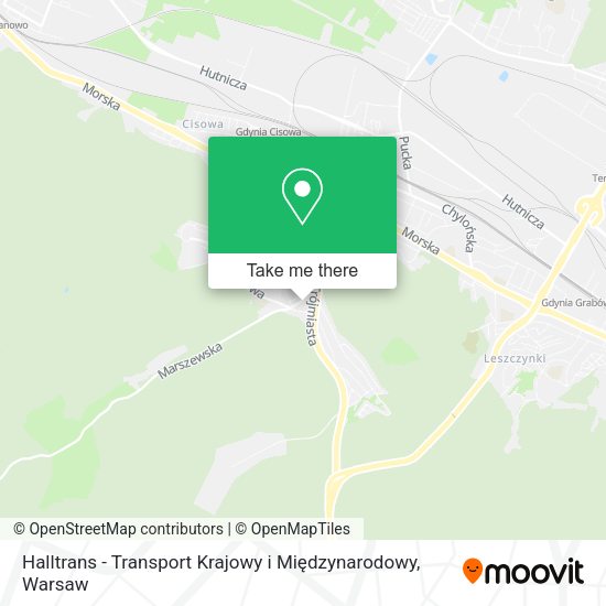 Halltrans - Transport Krajowy i Międzynarodowy map