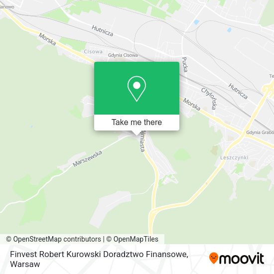 Finvest Robert Kurowski Doradztwo Finansowe map