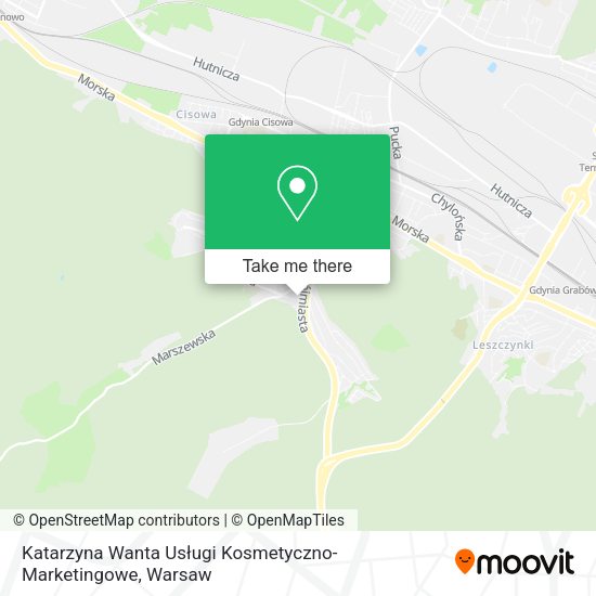 Katarzyna Wanta Usługi Kosmetyczno-Marketingowe map