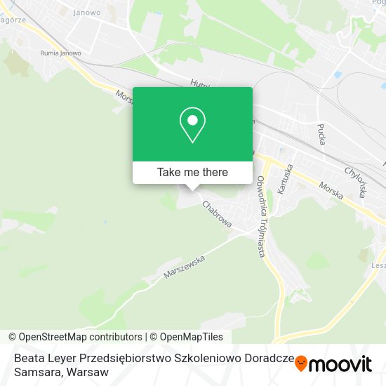 Beata Leyer Przedsiębiorstwo Szkoleniowo Doradcze Samsara map