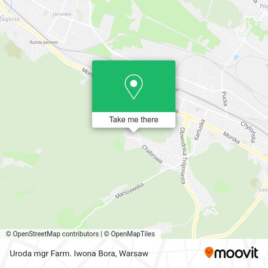 Uroda mgr Farm. Iwona Bora map