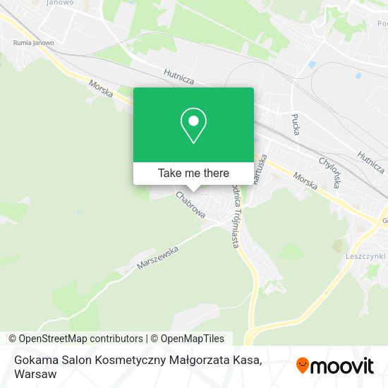 Gokama Salon Kosmetyczny Małgorzata Kasa map