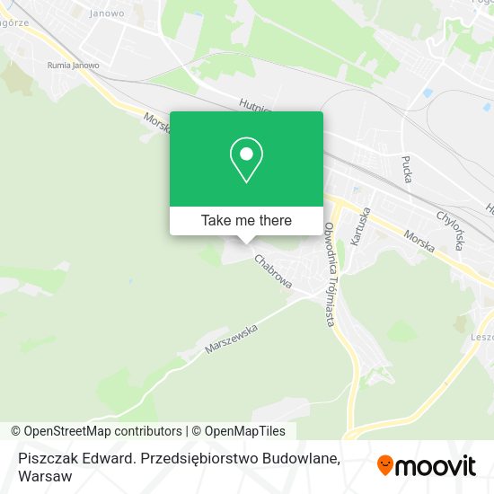 Piszczak Edward. Przedsiębiorstwo Budowlane map