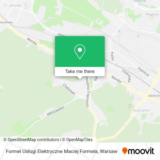 Formel Usługi Elektryczne Maciej Formela map