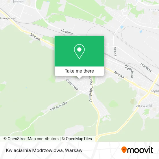 Карта Kwiaciarnia Modrzewiowa