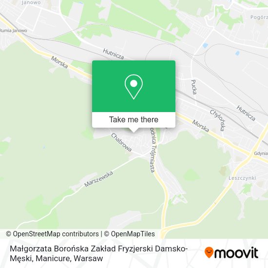 Małgorzata Borońska Zakład Fryzjerski Damsko-Męski, Manicure map