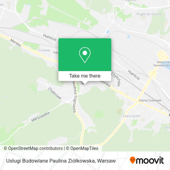 Usługi Budowlane Paulina Ziółkowska map