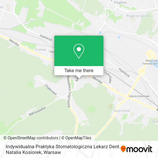 Indywidualna Praktyka Stomatologiczna Lekarz Dent. Natalia Kosiorek map