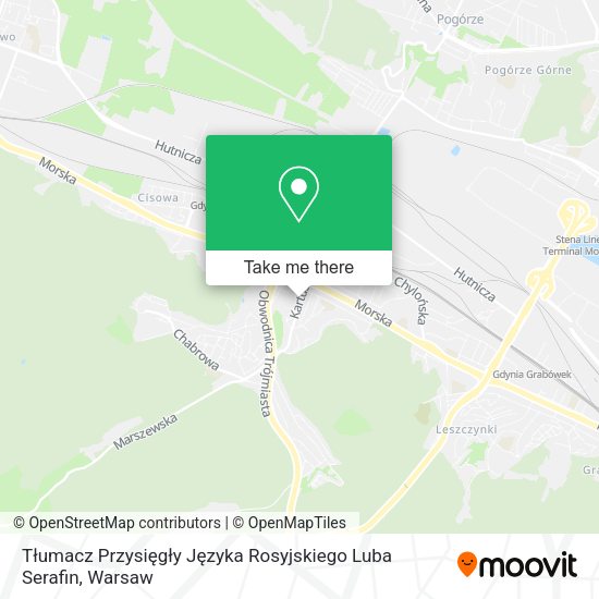 Tłumacz Przysięgły Języka Rosyjskiego Luba Serafin map