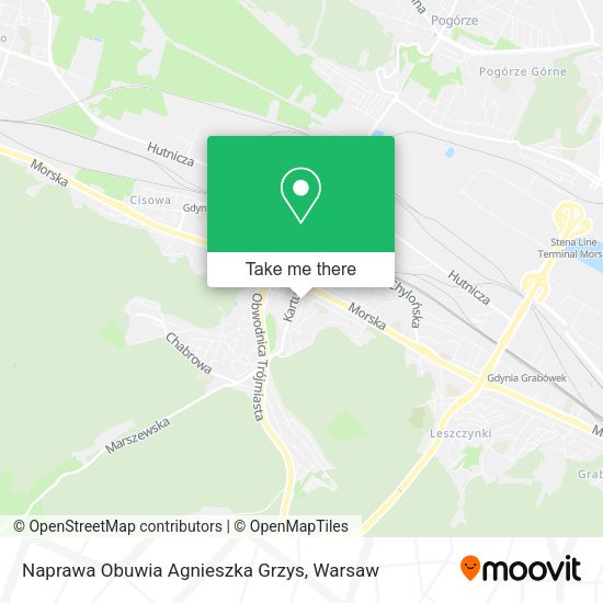 Naprawa Obuwia Agnieszka Grzys map