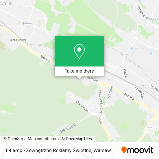 E-Lamp - Zewnętrzne Reklamy Świetlne map