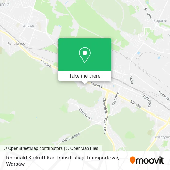 Карта Romuald Karkutt Kar Trans Uslugi Transportowe