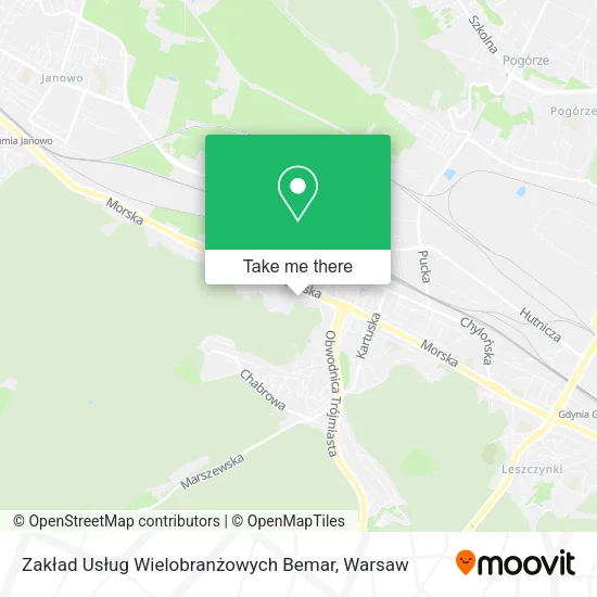 Карта Zakład Usług Wielobranżowych Bemar