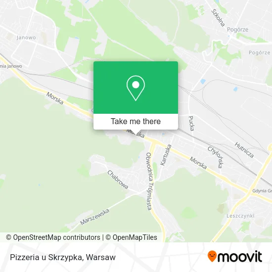 Карта Pizzeria u Skrzypka