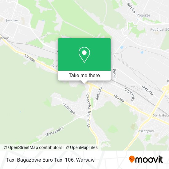 Taxi Bagazowe Euro Taxi 106 map