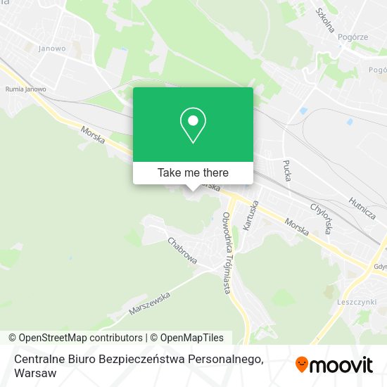 Centralne Biuro Bezpieczeństwa Personalnego map