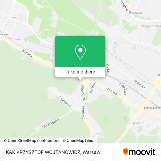 Карта K&K KRZYSZTOF WOJTANOWICZ