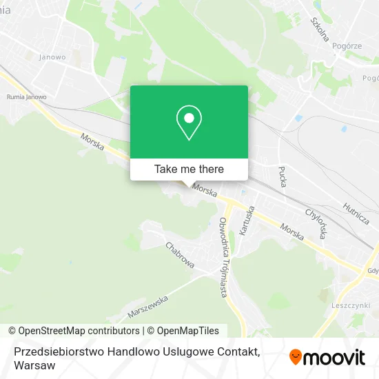 Карта Przedsiebiorstwo Handlowo Uslugowe Contakt