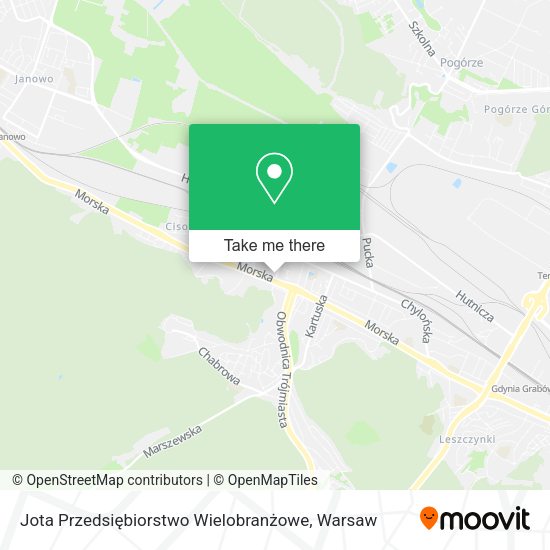 Jota Przedsiębiorstwo Wielobranżowe map