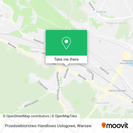 Карта Przedsiebiorstwo Handlowo Uslugowe