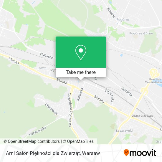 Arni Salon Piękności dla Zwierząt map