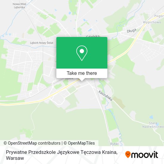 Prywatne Przedszkole Językowe Tęczowa Kraina map