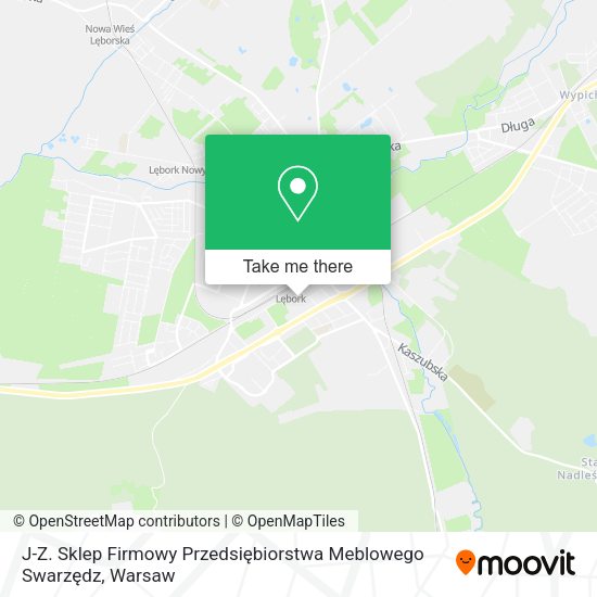 J-Z. Sklep Firmowy Przedsiębiorstwa Meblowego Swarzędz map