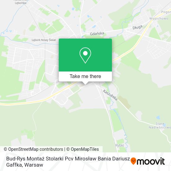 Bud-Rys Montaż Stolarki Pcv Mirosław Bania Dariusz Gaffka map