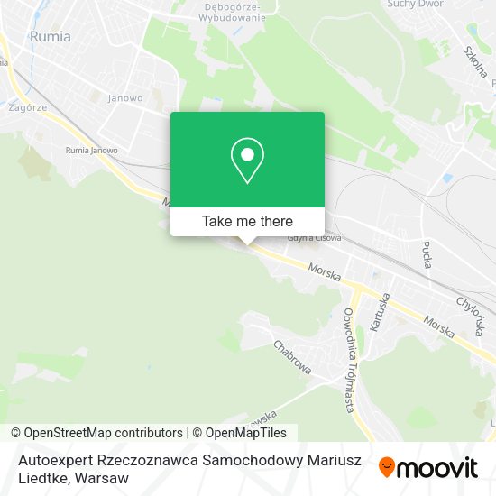 Autoexpert Rzeczoznawca Samochodowy Mariusz Liedtke map